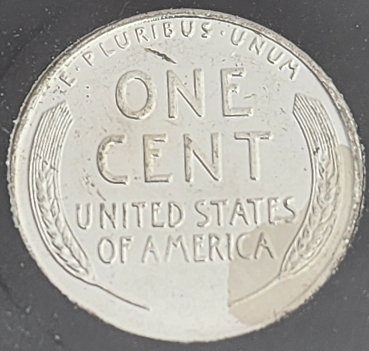 1943-Steel-Penny-Error?-Struck-Through-Grease?-Flawed-Planchet?-PMD?